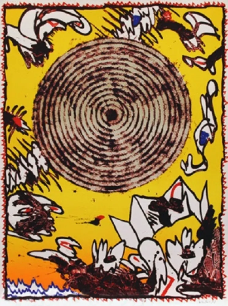 リトグラフ Alechinsky - SEOUL