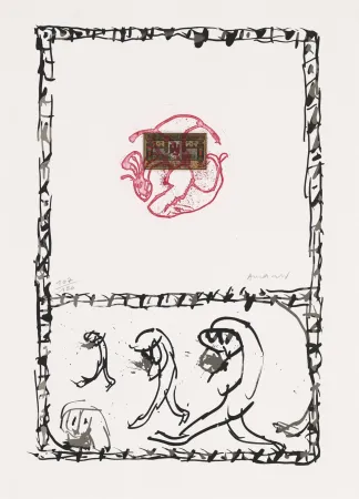 エッチング Alechinsky - Serpent 04