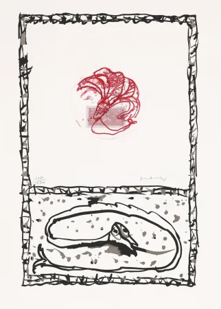 エッチング Alechinsky - Serpent 05