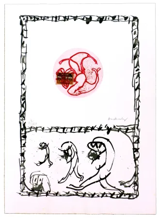 エッチング Alechinsky - Serpent IV