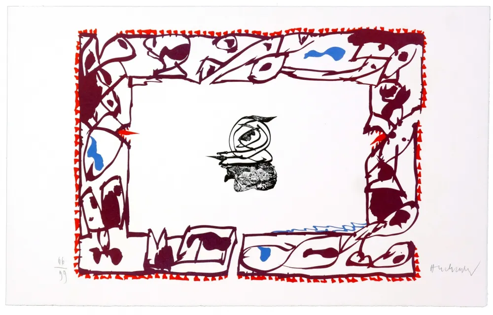 リトグラフ Alechinsky - Set de Table