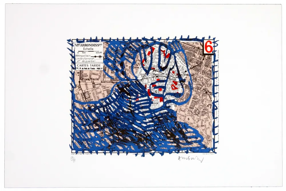 リトグラフ Alechinsky - Sixième arrondissement (Paris)