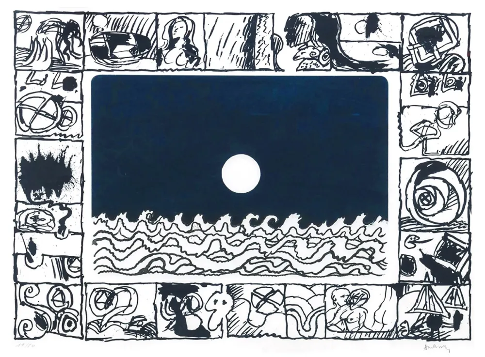 アクチアント Alechinsky - Soleil cou coupé