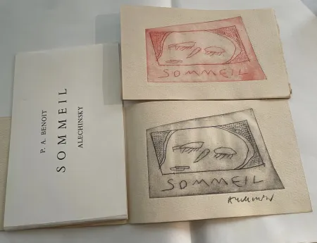 彫版 Alechinsky - Sommeil