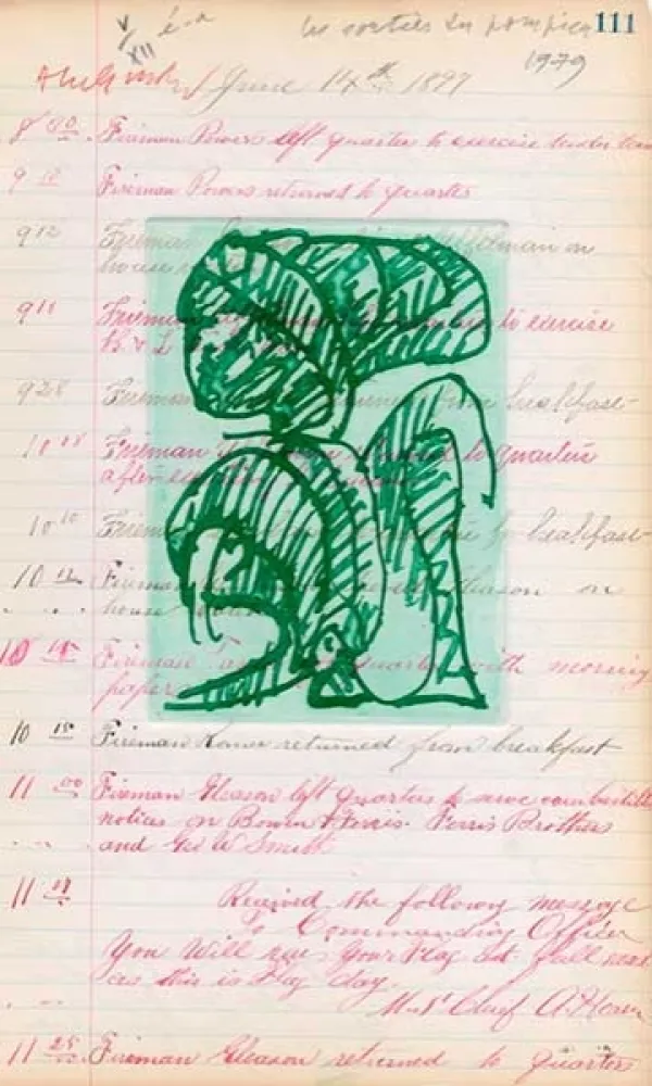 彫版 Alechinsky - Sorties de pompiers