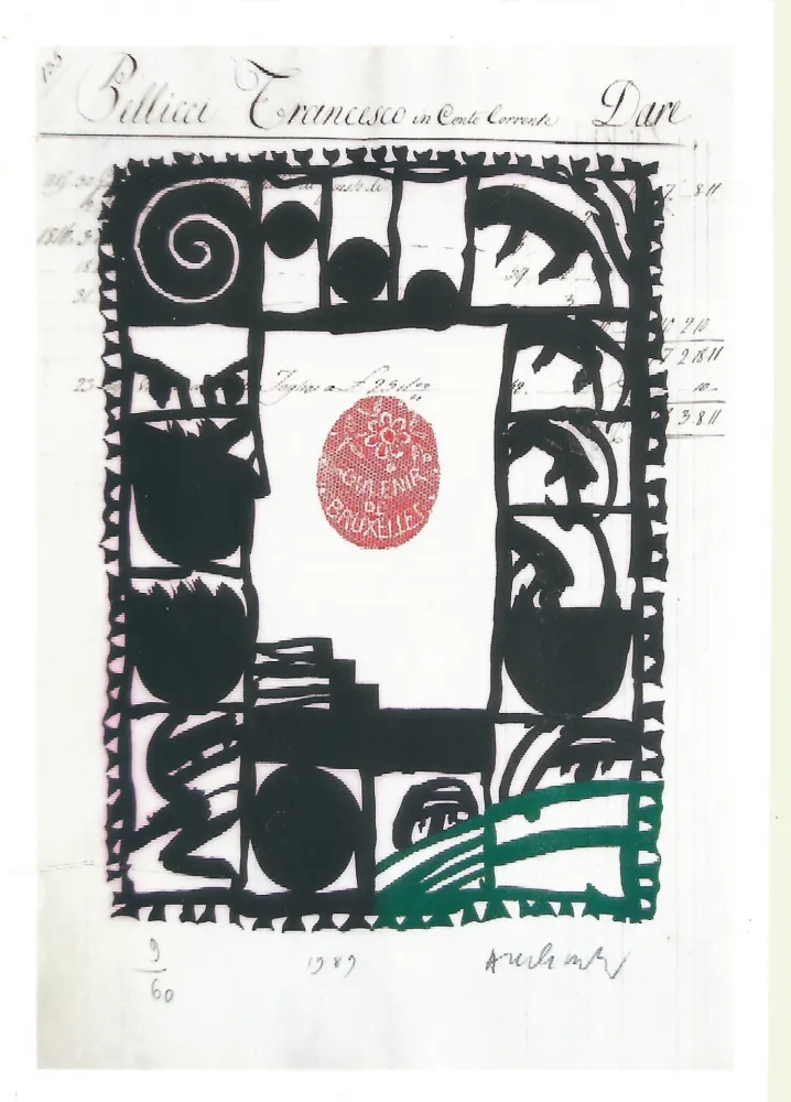 彫版 Alechinsky - Souvenir de Bruxelles