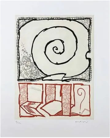 彫版 Alechinsky - Spirale
