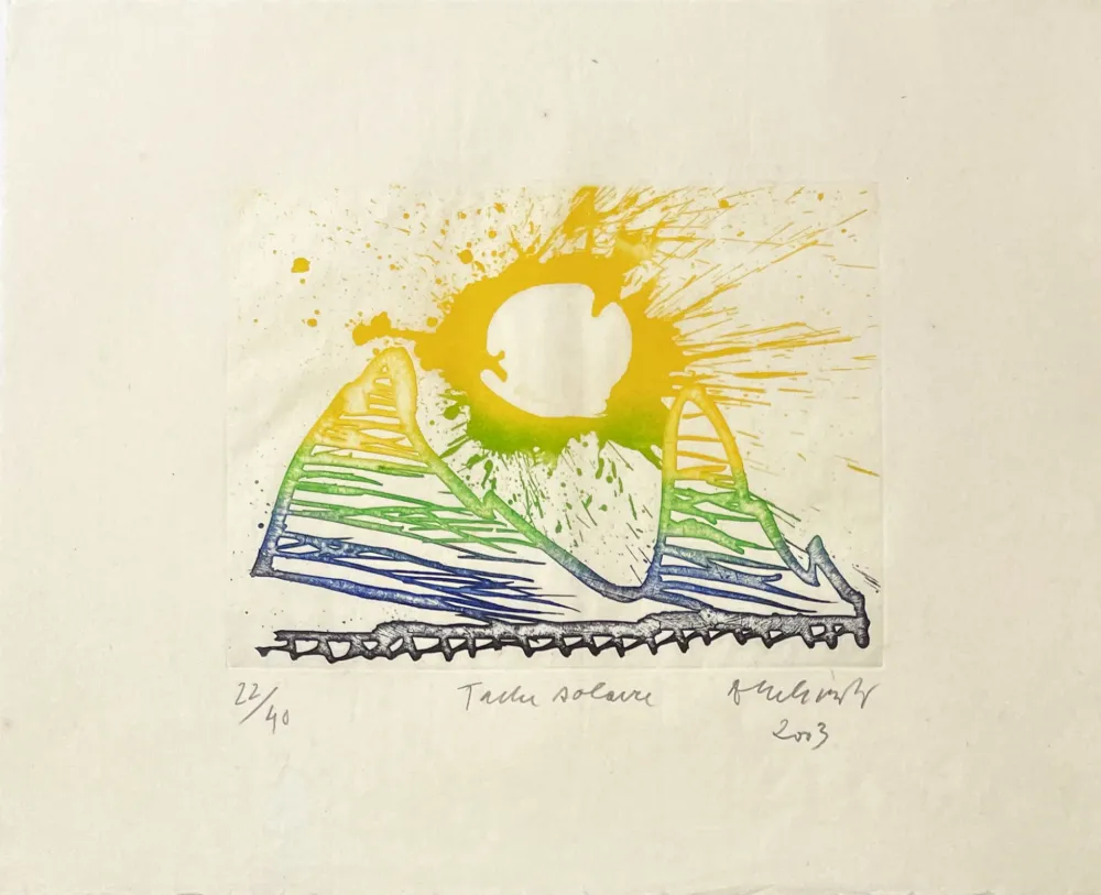 彫版 Alechinsky - Tâche solaire