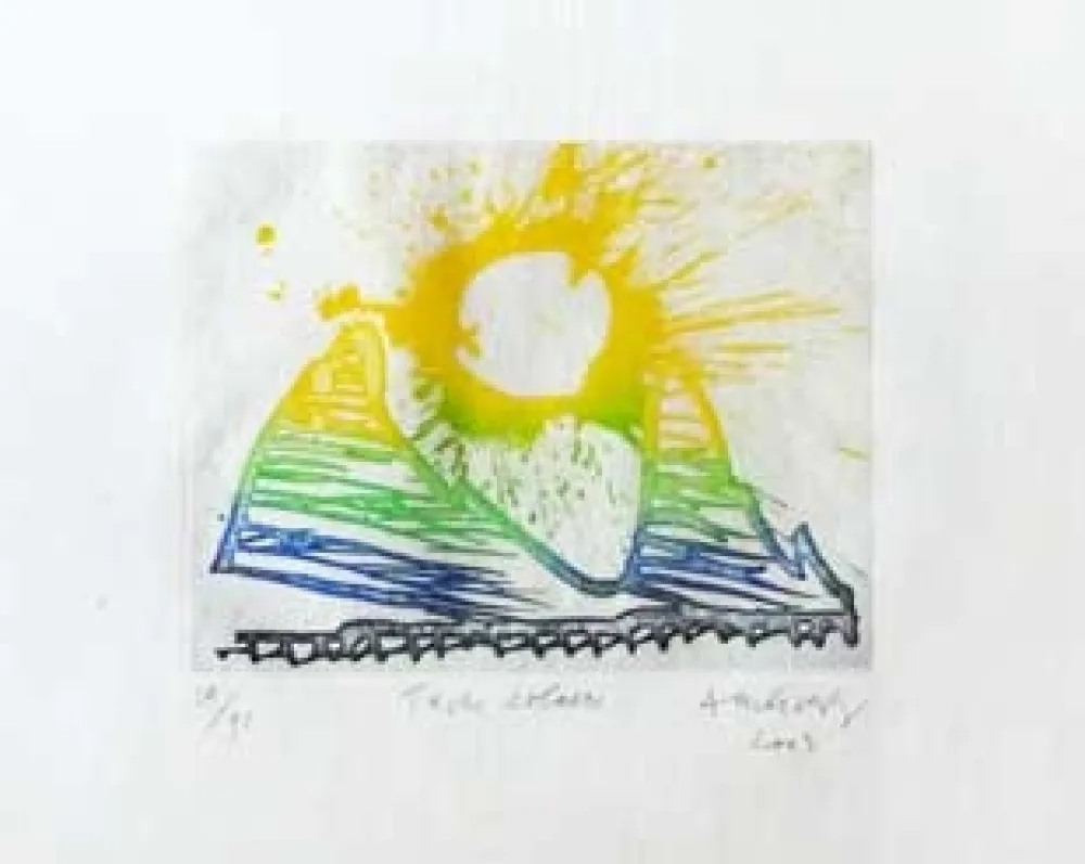 彫版 Alechinsky - Tache solaire