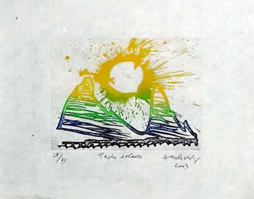 彫版 Alechinsky - Tache solaire