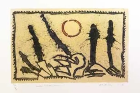 彫版 Alechinsky - Taches d'exclamation