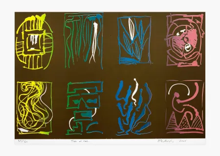 リトグラフ Alechinsky - Tap et car