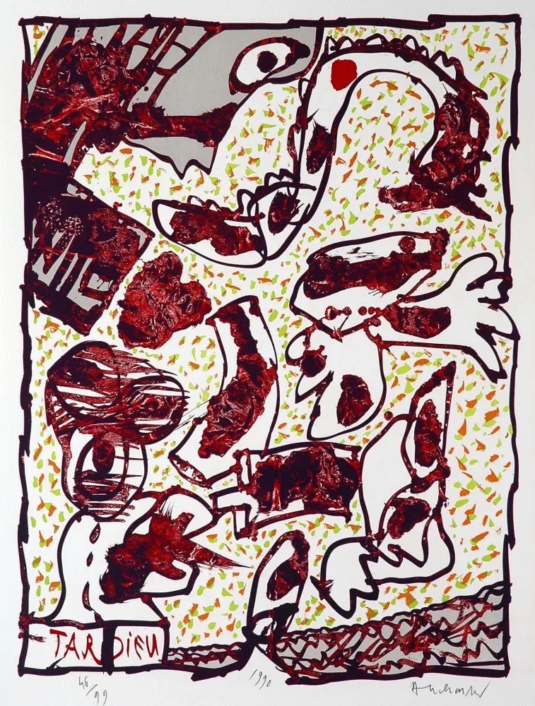 リトグラフ Alechinsky - Tardieu