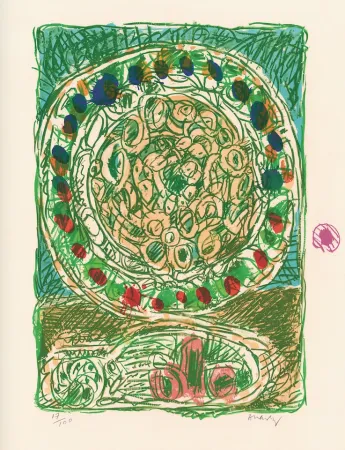 リトグラフ Alechinsky - Tarte al'jotte