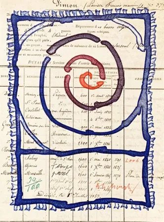 彫版 Alechinsky - Temps passé