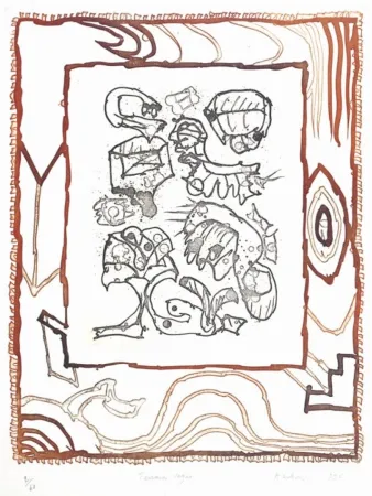 彫版 Alechinsky - Terrain vague