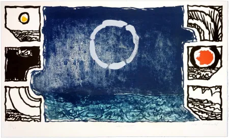 リトグラフ Alechinsky - Théâtre Pacifique