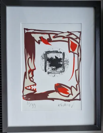 彫版 Alechinsky - Tiens !