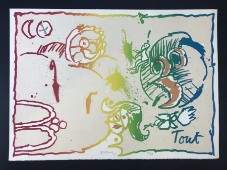 リトグラフ Alechinsky - Tout