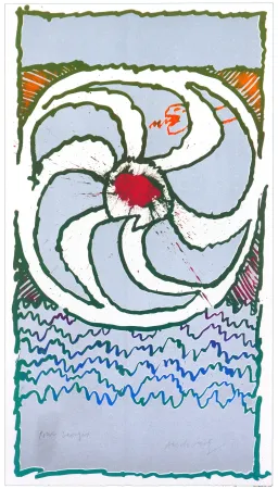 リトグラフ Alechinsky - Tout à trac