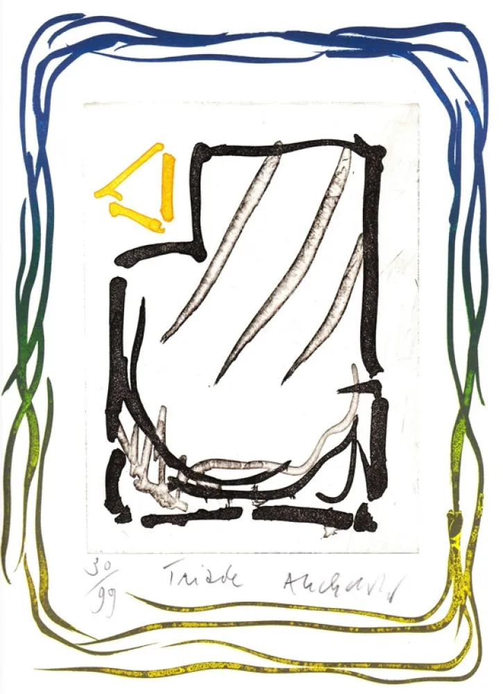 リトグラフ Alechinsky - Triade 