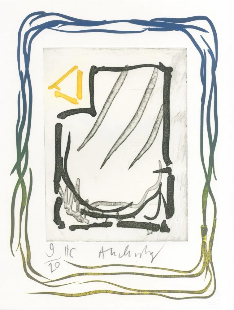 エッチング Alechinsky - Triade