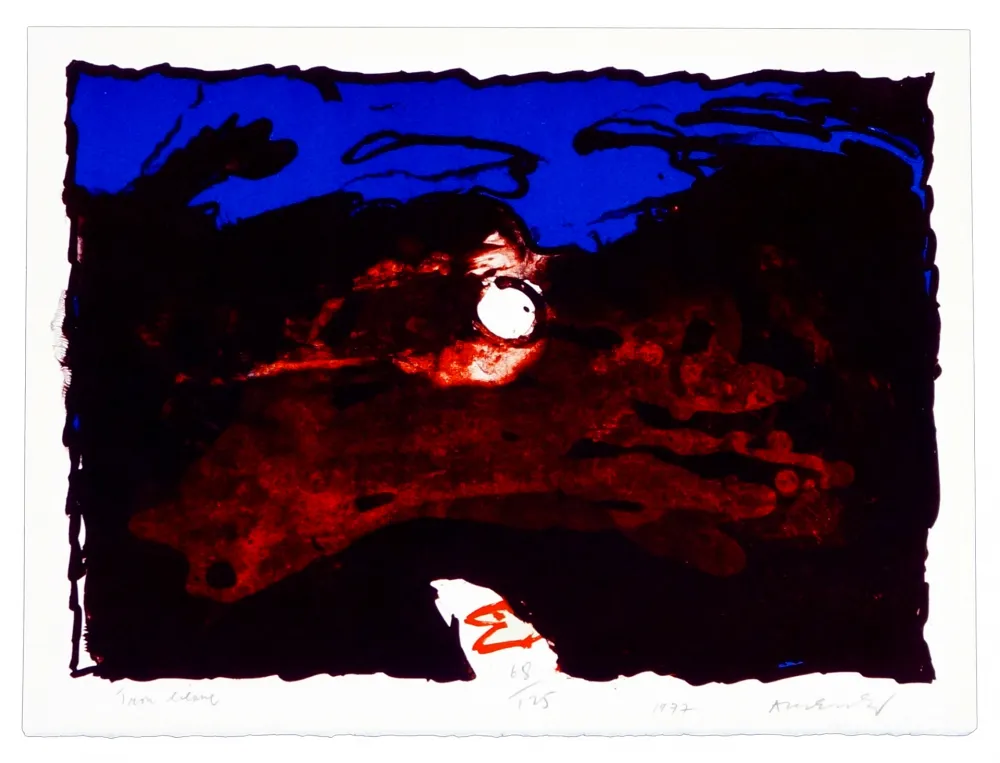 リトグラフ Alechinsky - Trou Blanc