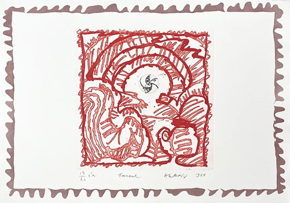 彫版 Alechinsky - Tunnel