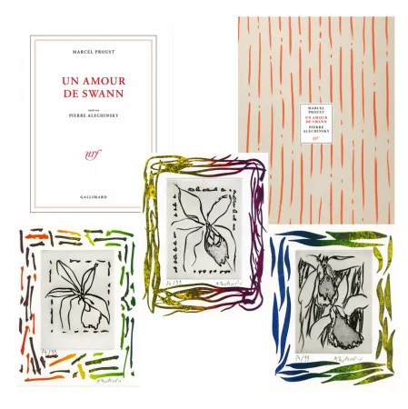 彫版 Alechinsky - Un amour de Swann illustré par Pierre Alechinsky