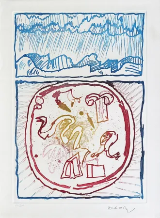 エッチング Alechinsky - Underground