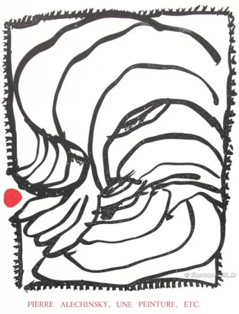 技術的なありません Alechinsky - Une peinture etc...