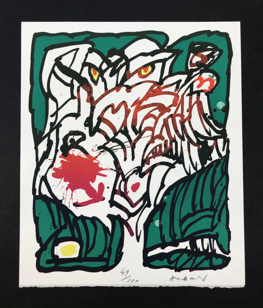 リトグラフ Alechinsky - Untitled 