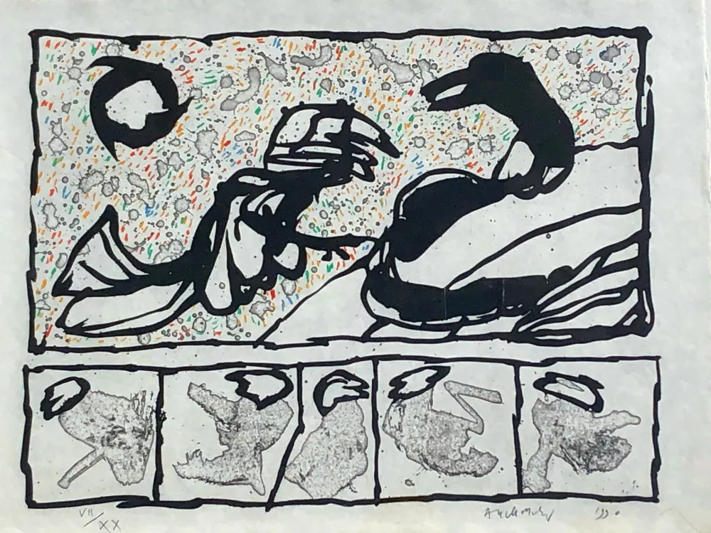 彫版 Alechinsky - Untitled