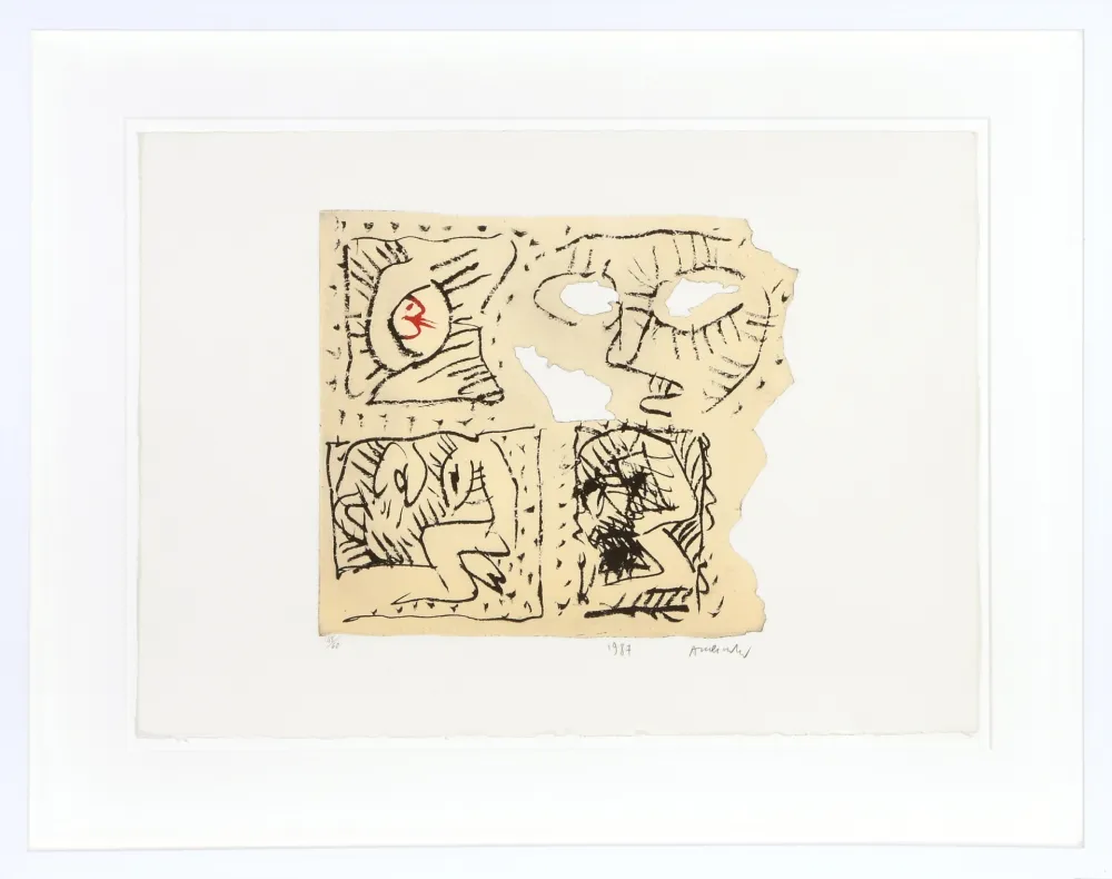 アクチアント Alechinsky - Untitled