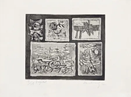 エッチング Alechinsky - Végétal