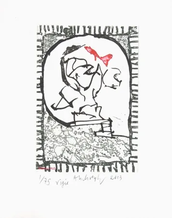 エッチング Alechinsky - Vigie