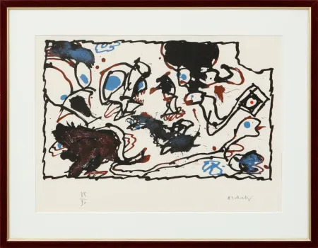 リトグラフ Alechinsky - Vivier