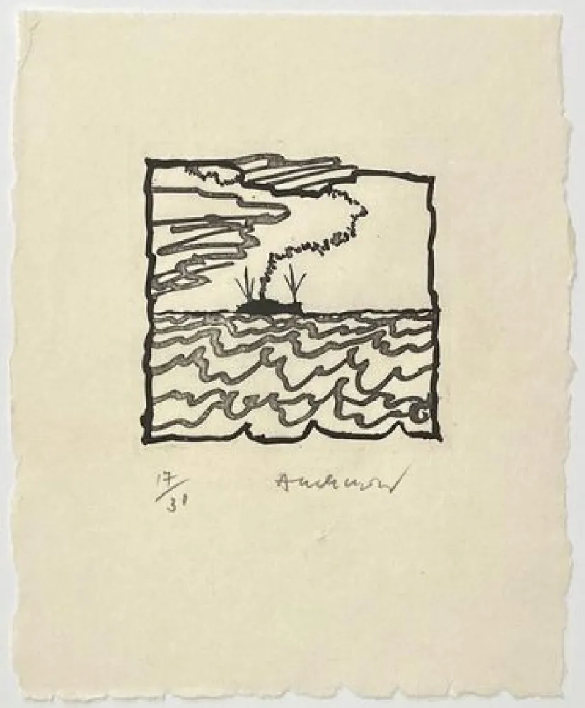 彫版 Alechinsky - Volturno