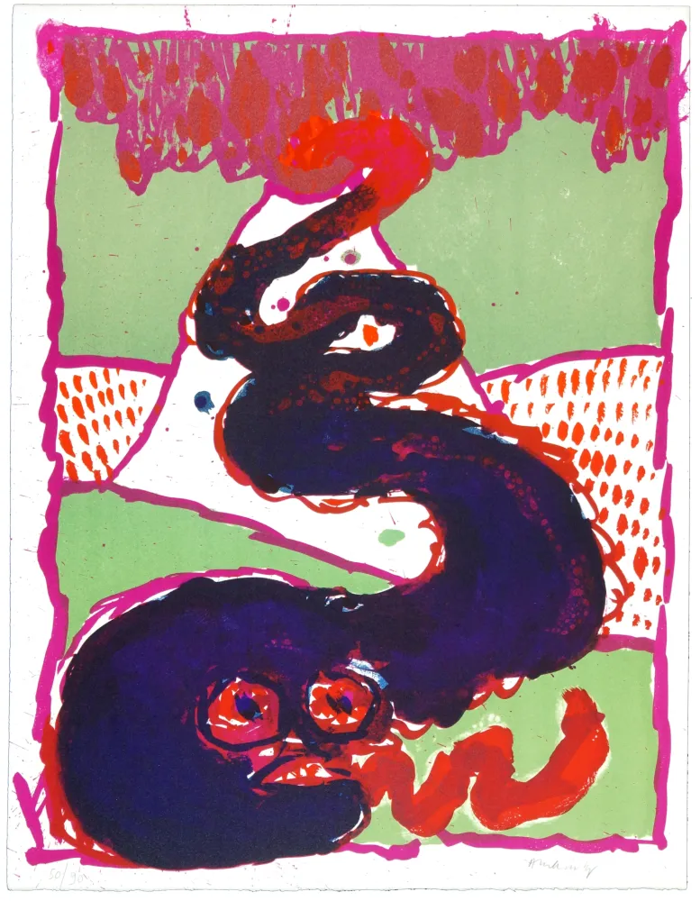 リトグラフ Alechinsky - Vulcanalogies I