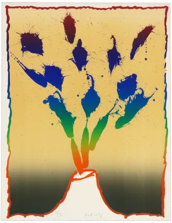 リトグラフ Alechinsky - Vulcanalogies VII