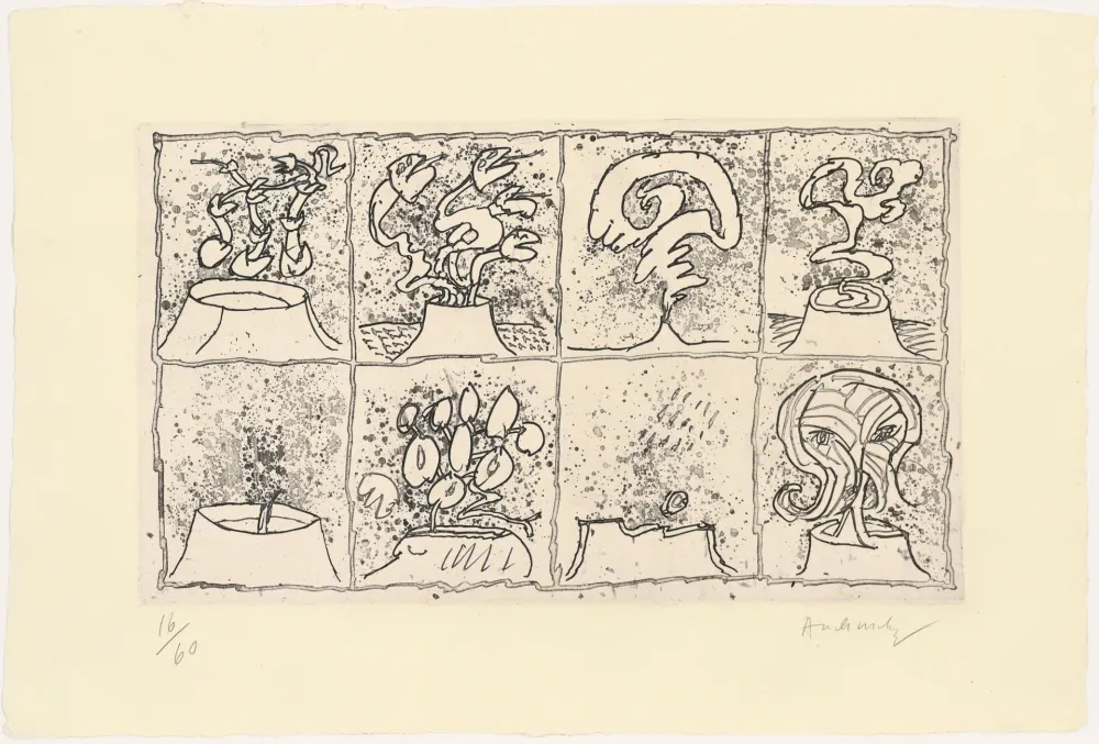 エッチング Alechinsky - Vulcanalyses 02