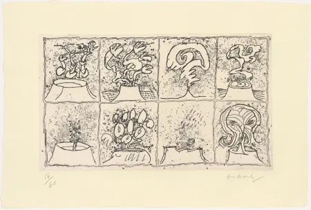 エッチング Alechinsky - Vulcanalyses 02