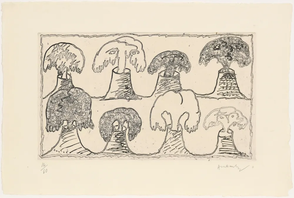 エッチング Alechinsky - Vulcanalyses 03