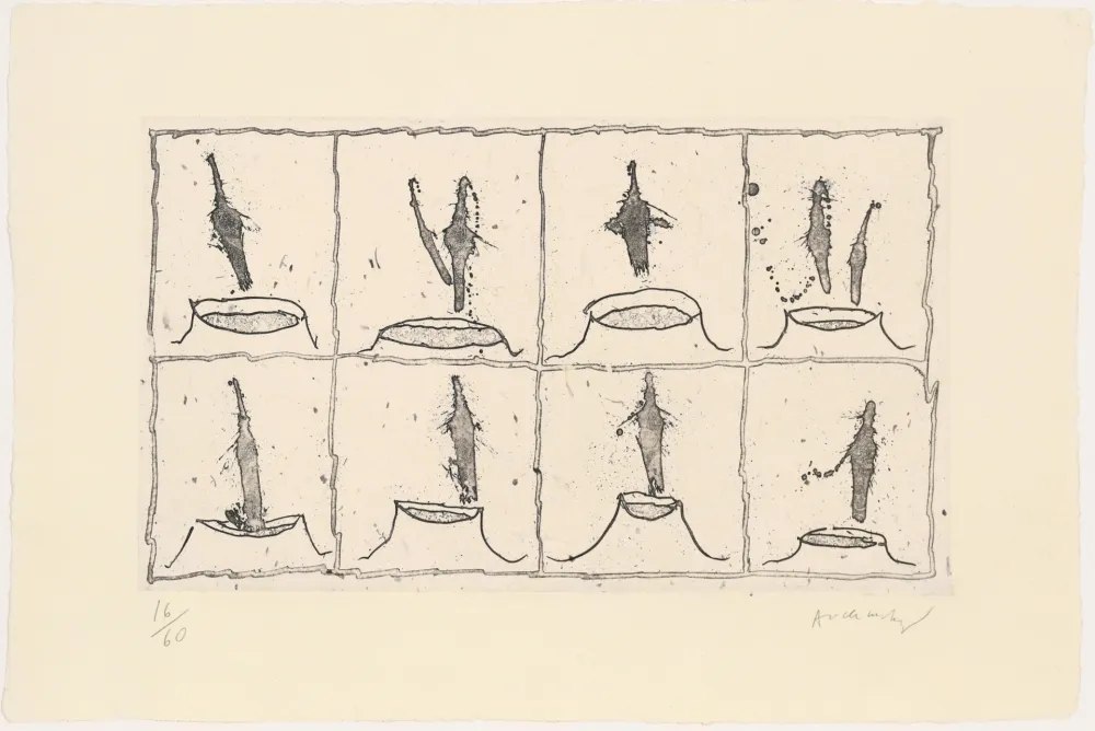 エッチング Alechinsky - Vulcanalyses 04