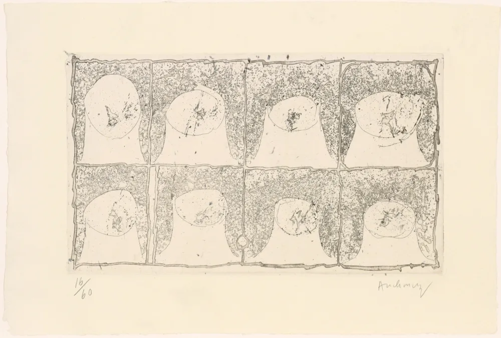 エッチング Alechinsky - Vulcanalyses 06