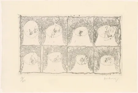 エッチング Alechinsky - Vulcanalyses 06