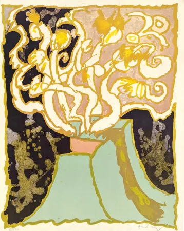 リトグラフ Alechinsky - Vulcanologie - planche 7 