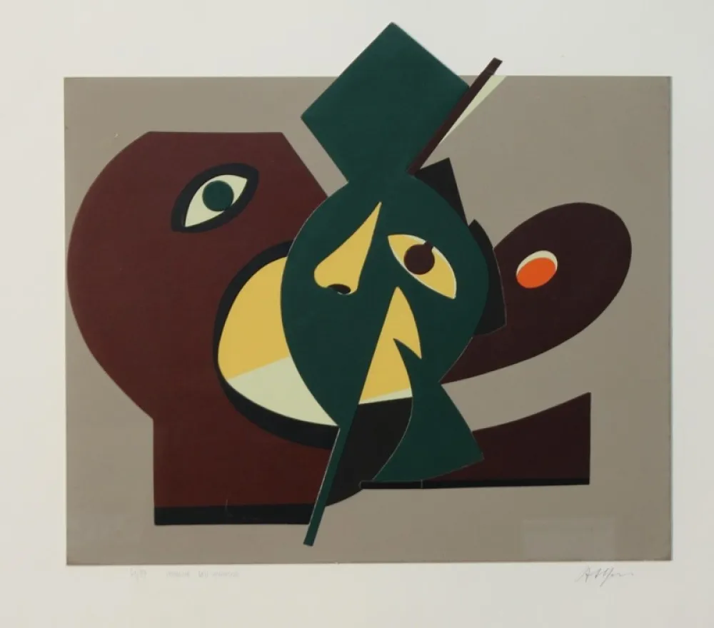 リトグラフ Alfieri - IMMAGINE DELL'INCONSCIO