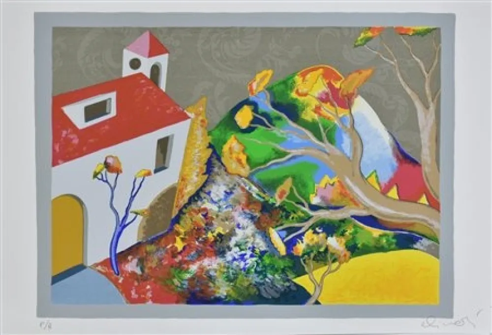 リトグラフ Alinari - Cascinale