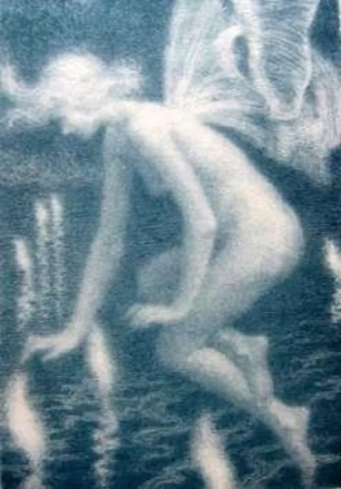 リトグラフ Alleaume - Phalène et les feux follets